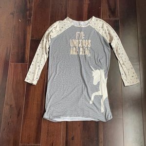 Justice size 14 nightgown for tweens little girls